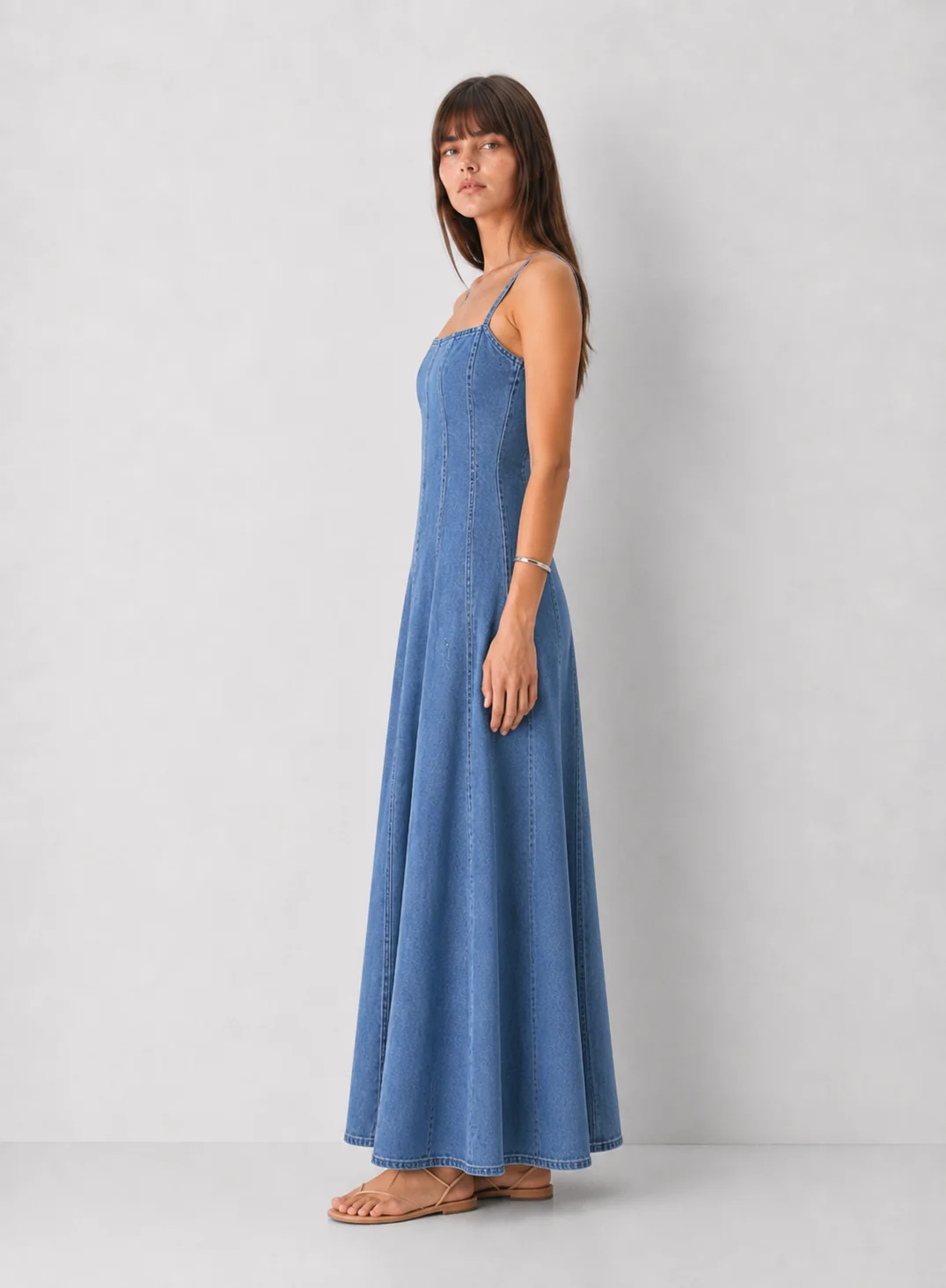 Z Supply Leonora Indigo Midi Dress