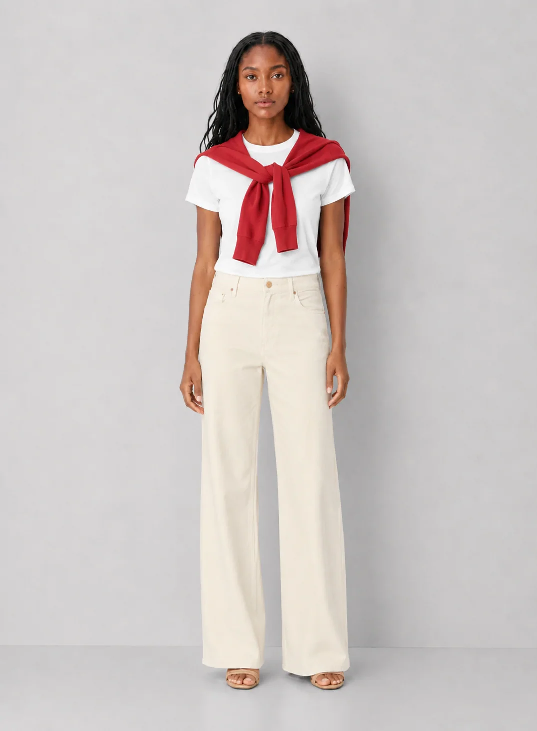 Dear John Denim Fiona Wide Leg Jeans – Wheat