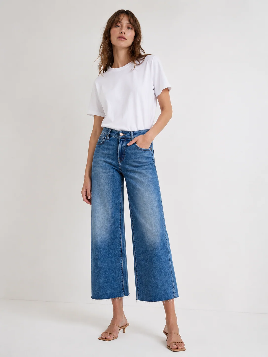 Hidden Mid Rise Cropped Dad Jean