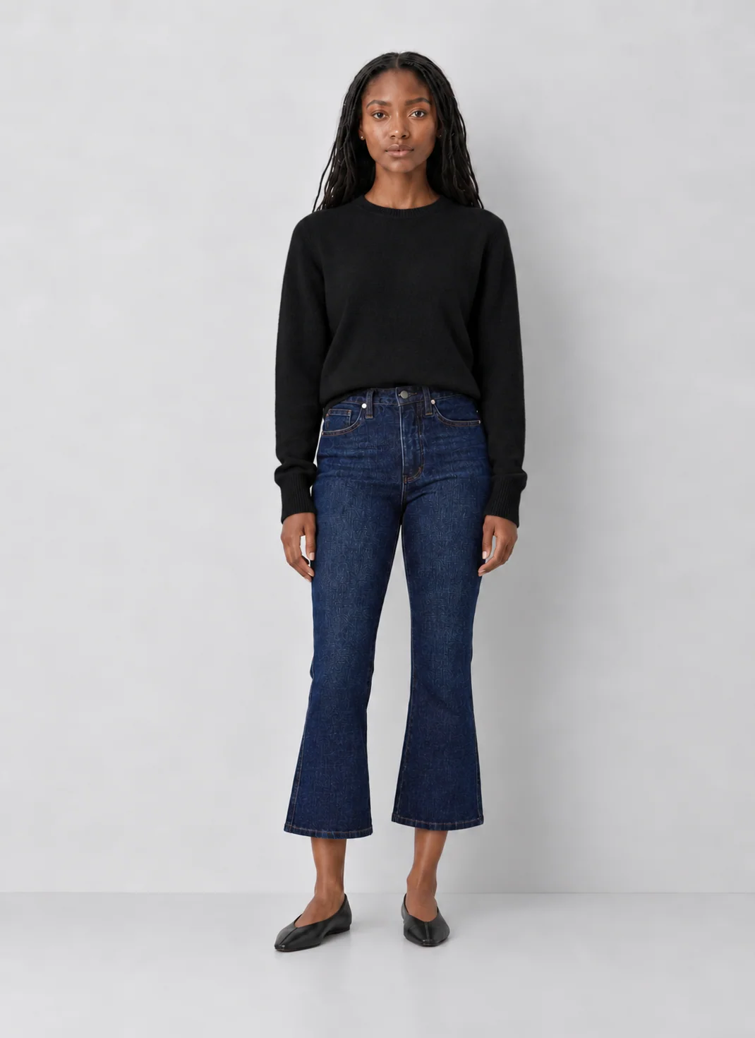 Judy Blue Crop Amy Kick Flare Jeans