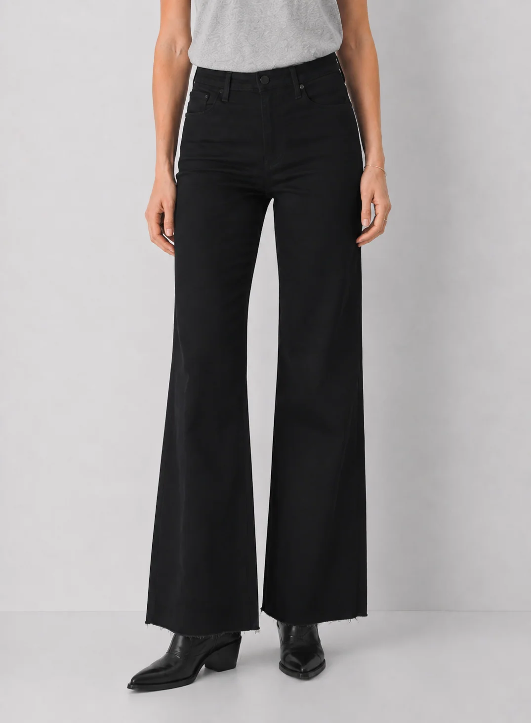 Dear John Fiona Wide Leg Jean - Black Arrow