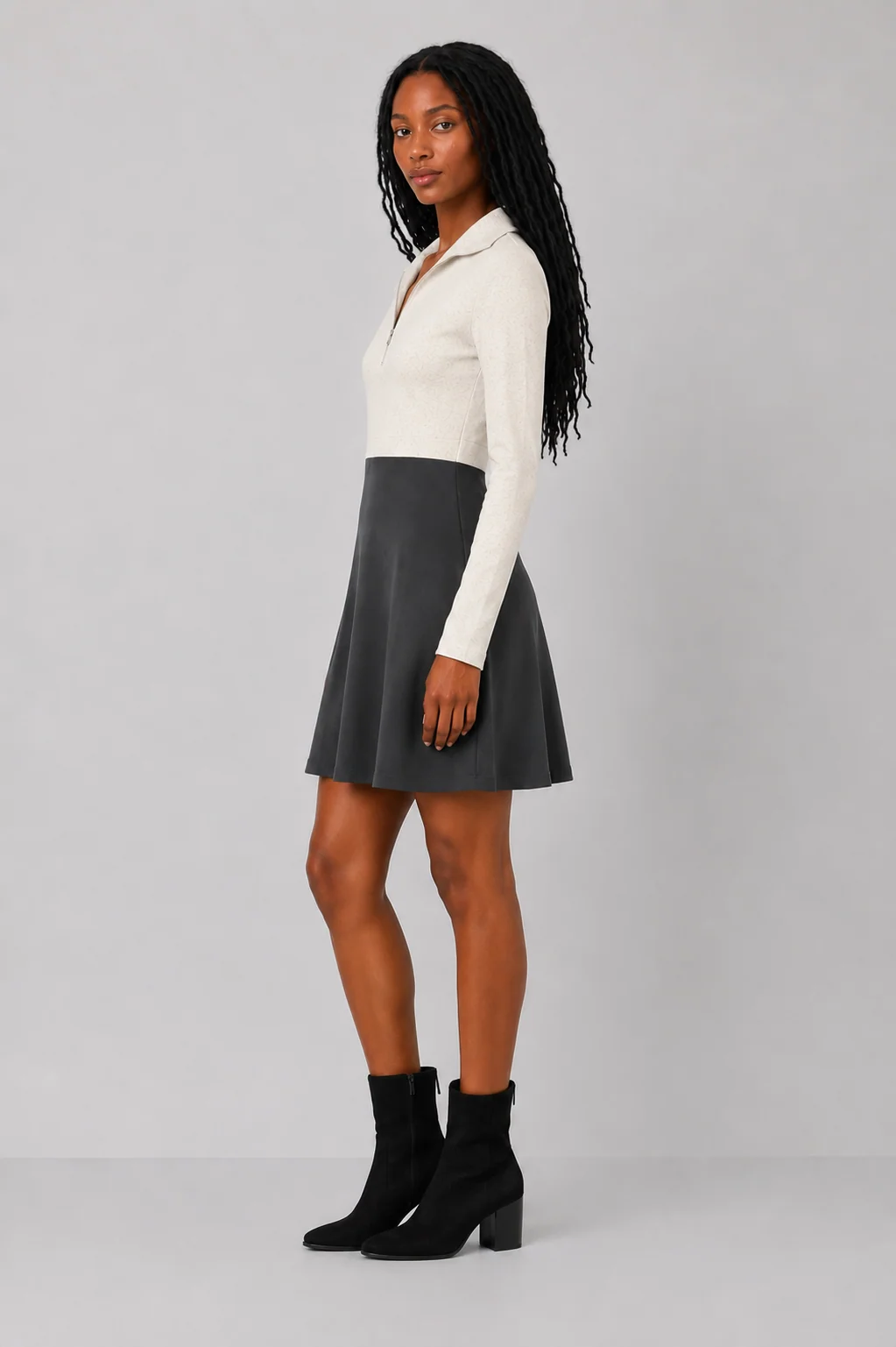 Quinn Mix Media Dress - FINAL SALE