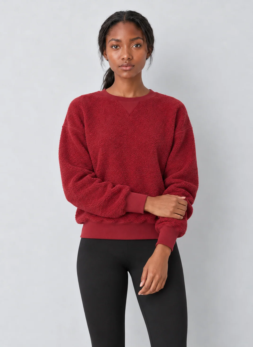 Z Supply Clubhouse Knubby Textured Crewneck Sweatshirt - kaelova