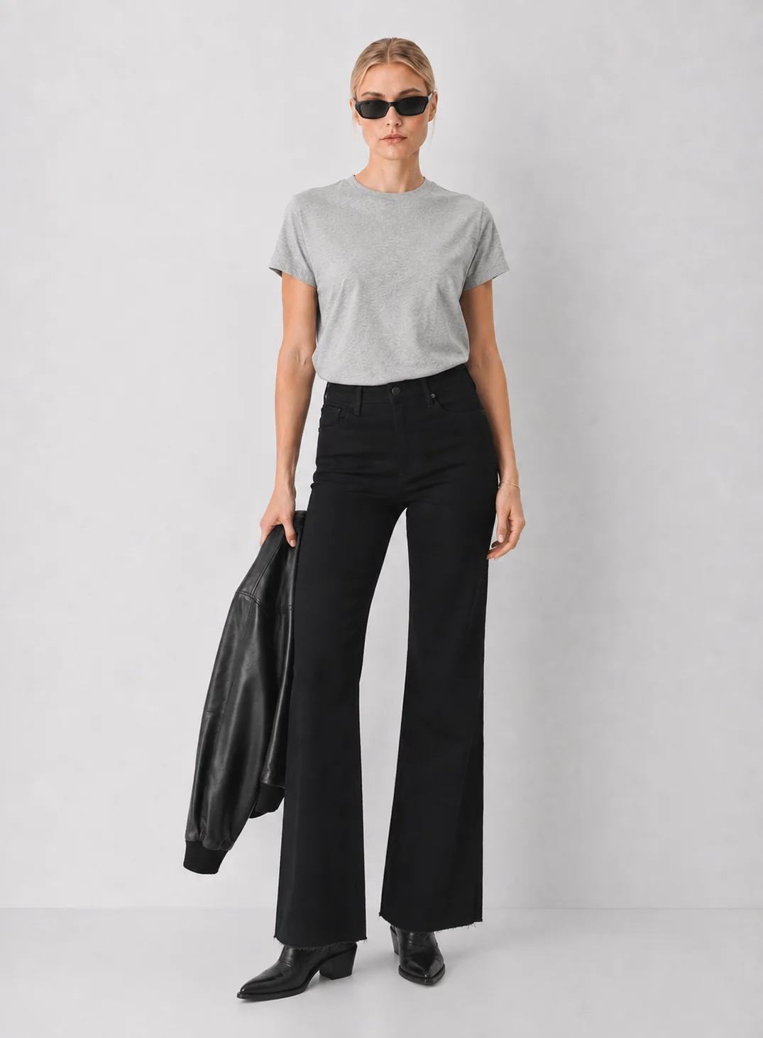 Dear John Fiona Wide Leg Jean - Black Arrow