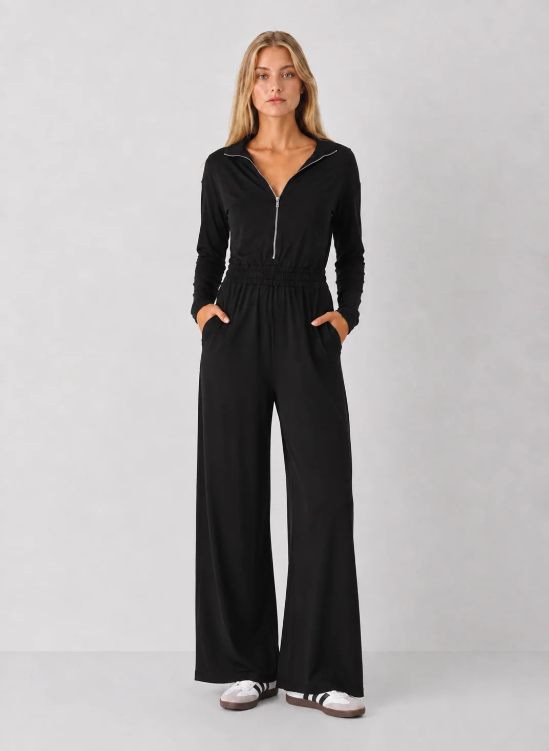 Claire Zipper Jumpsuit - FINAL SALE