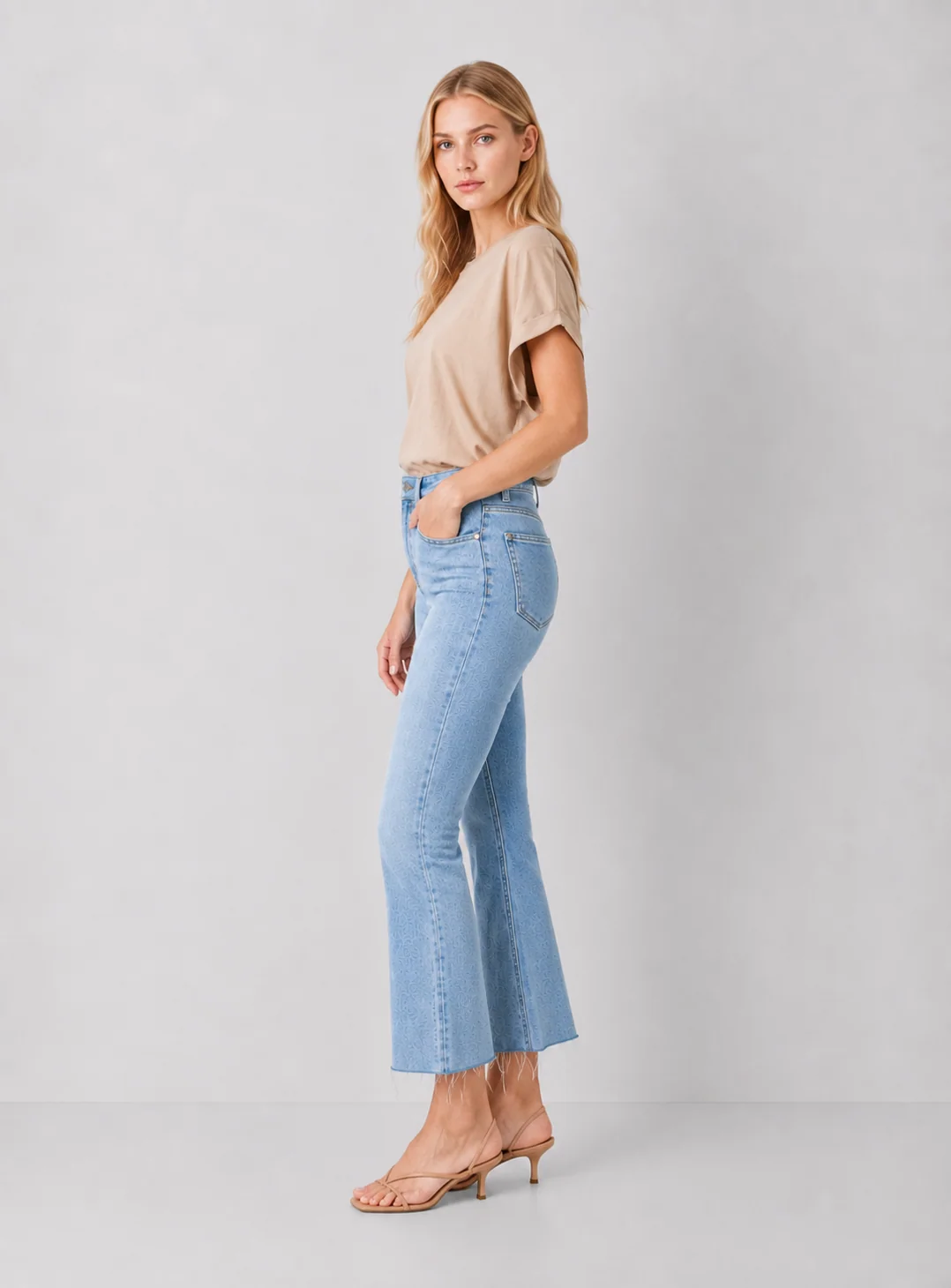 Flying Monkey High Rise Kick Flare - Astonishing- FINAL SALE