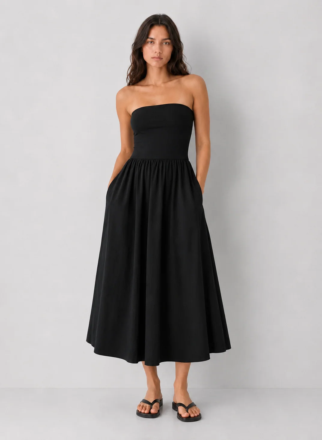 Tube Top Midi Dress