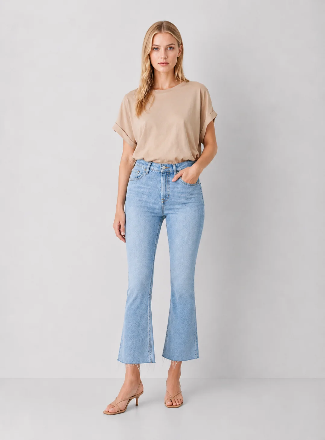 Flying Monkey High Rise Kick Flare - Astonishing- FINAL SALE