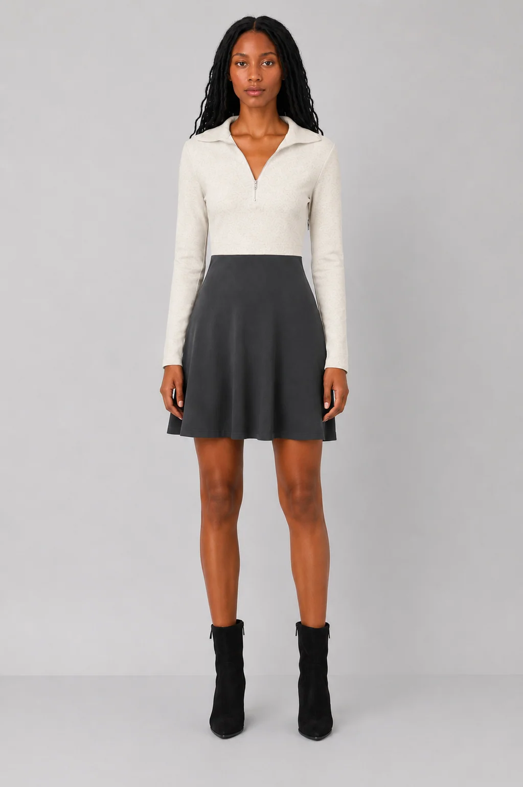 Quinn Mix Media Dress - FINAL SALE