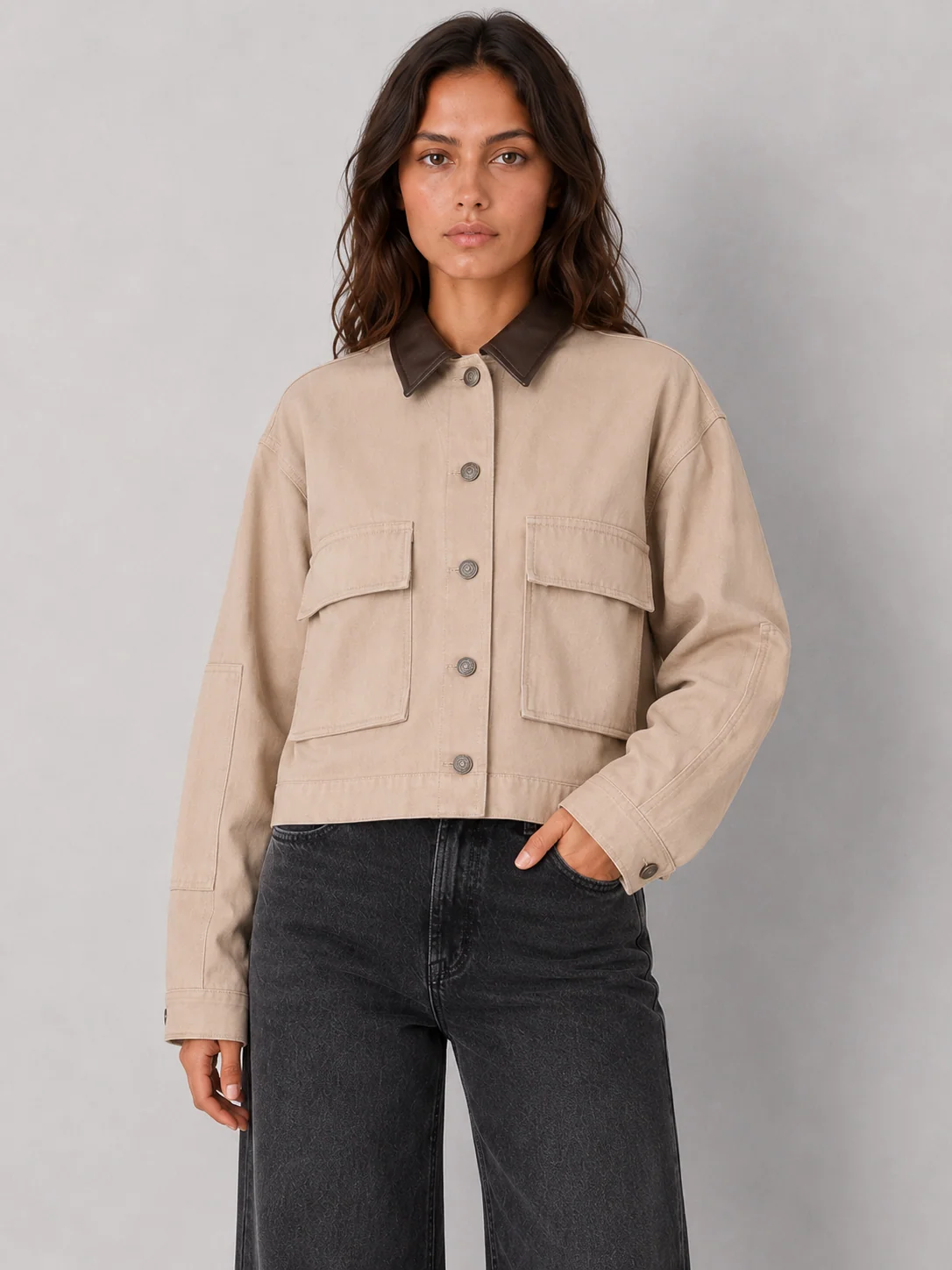 Z Supply Rey Cropped Chore Jacket