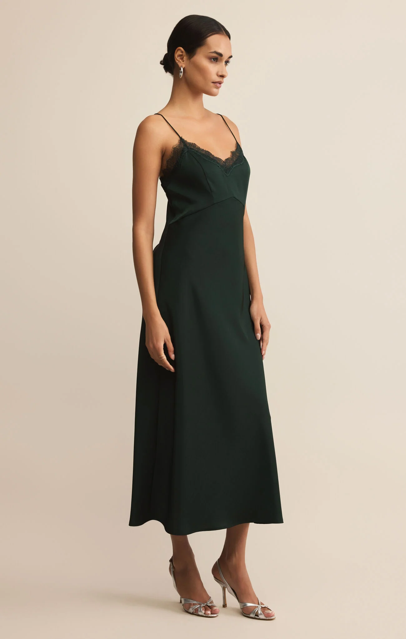 Z Supply After Hours Midi Dress Satin Slip Dress