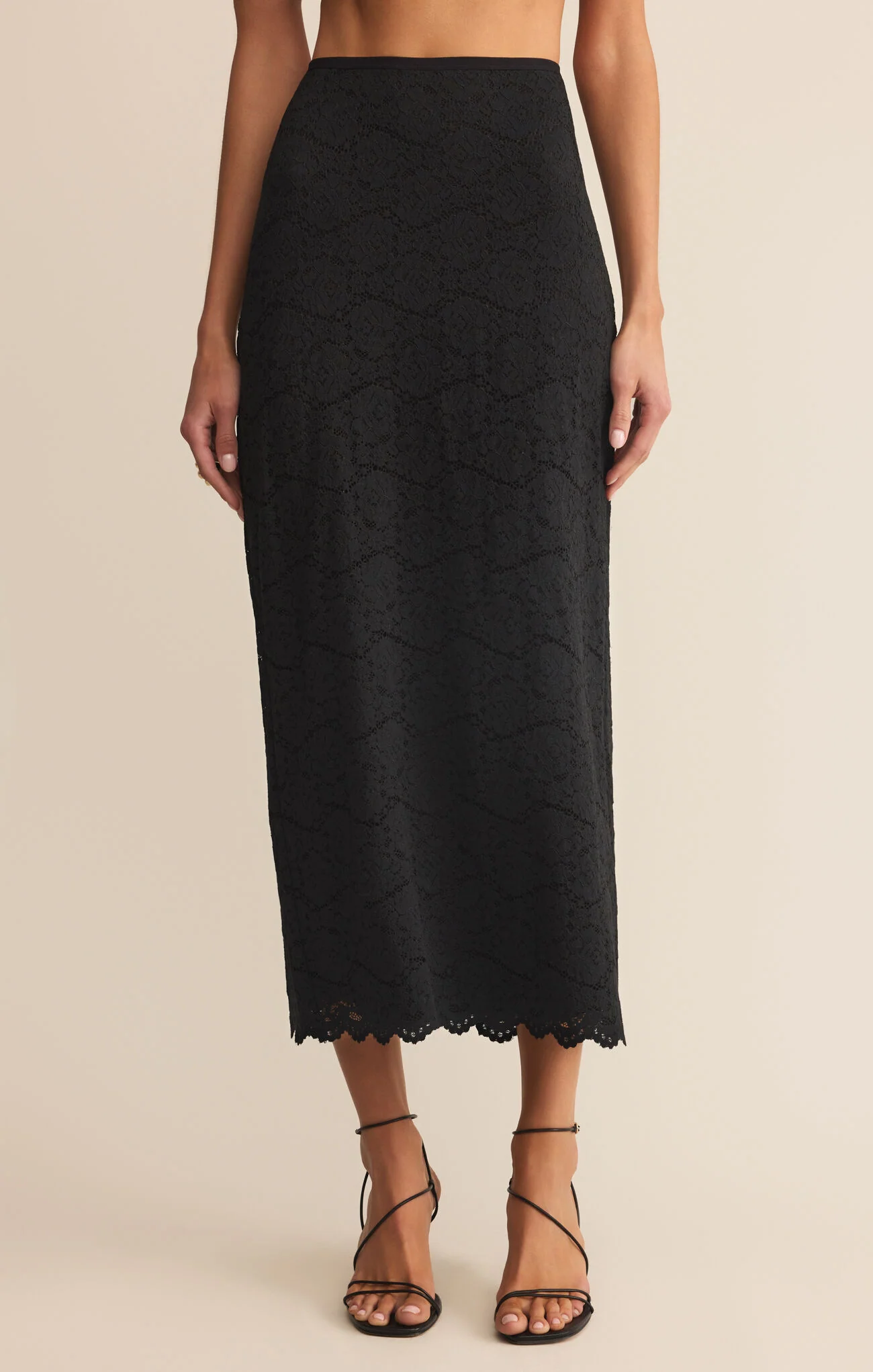 Z Supply Via Lace Midi Skirt