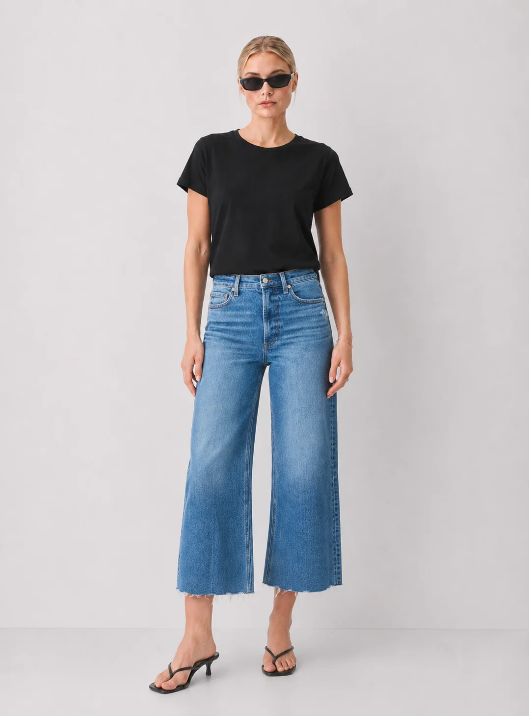 Pistola Lana Crop High Rise Ultra Wide Leg - Rhythm Vintage