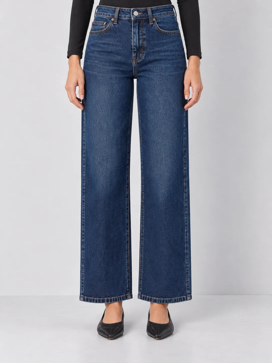 Arlo High Rise Petite Retro Wide Leg