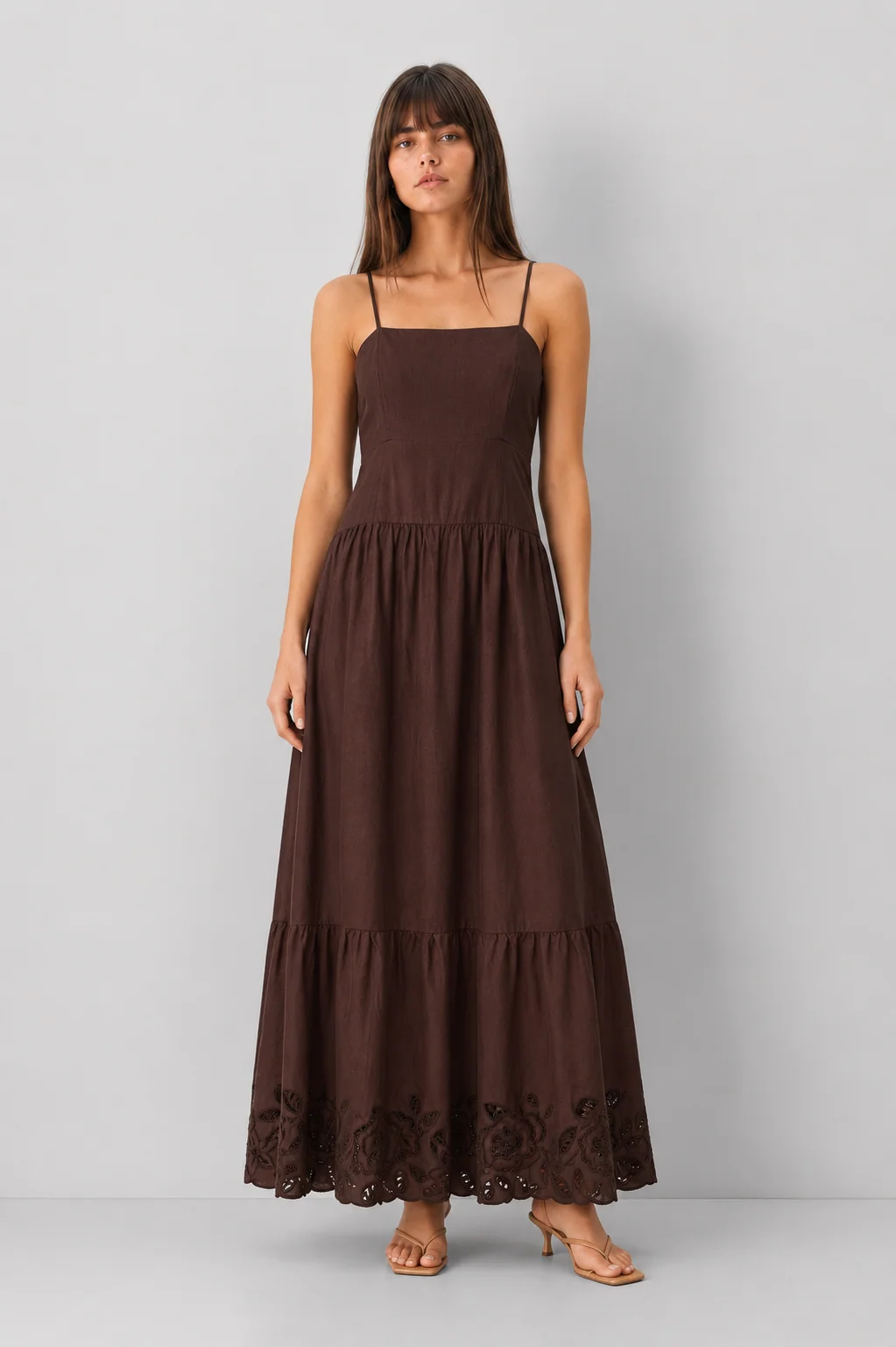 Z Supply Esti Embroidered Maxi Dress