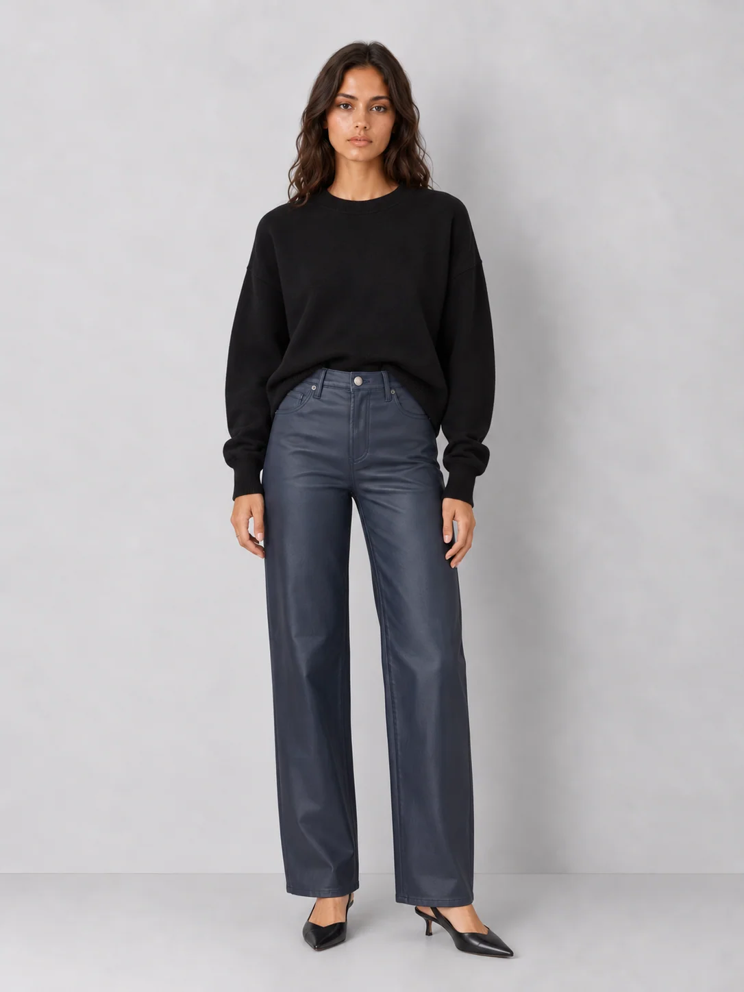Dear John Margot Midnight Sapphire Straight-Leg Pant